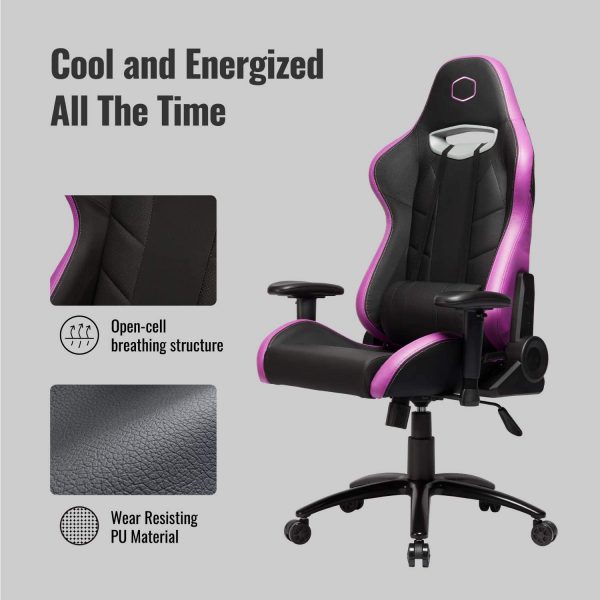 Cooler Master Caliber R2 Gaming Chair (2D Armrest, CMI-GCR2-2019R, Red)