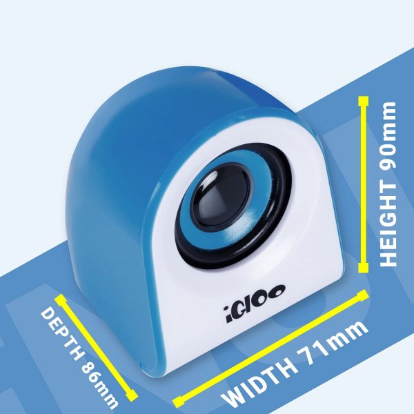 zebronics 2.0 multimedia speakers igloo