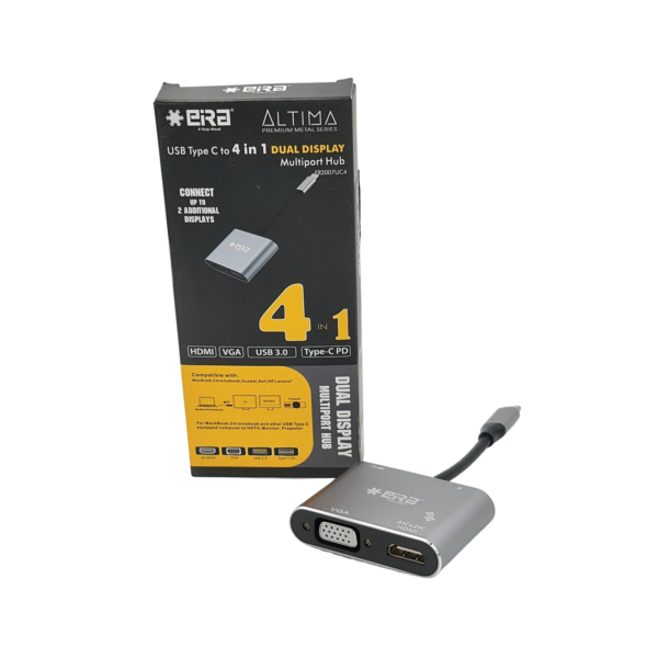 EiRA USB Type-C to 4 in 1 Dual Display Multiport | Goitmart