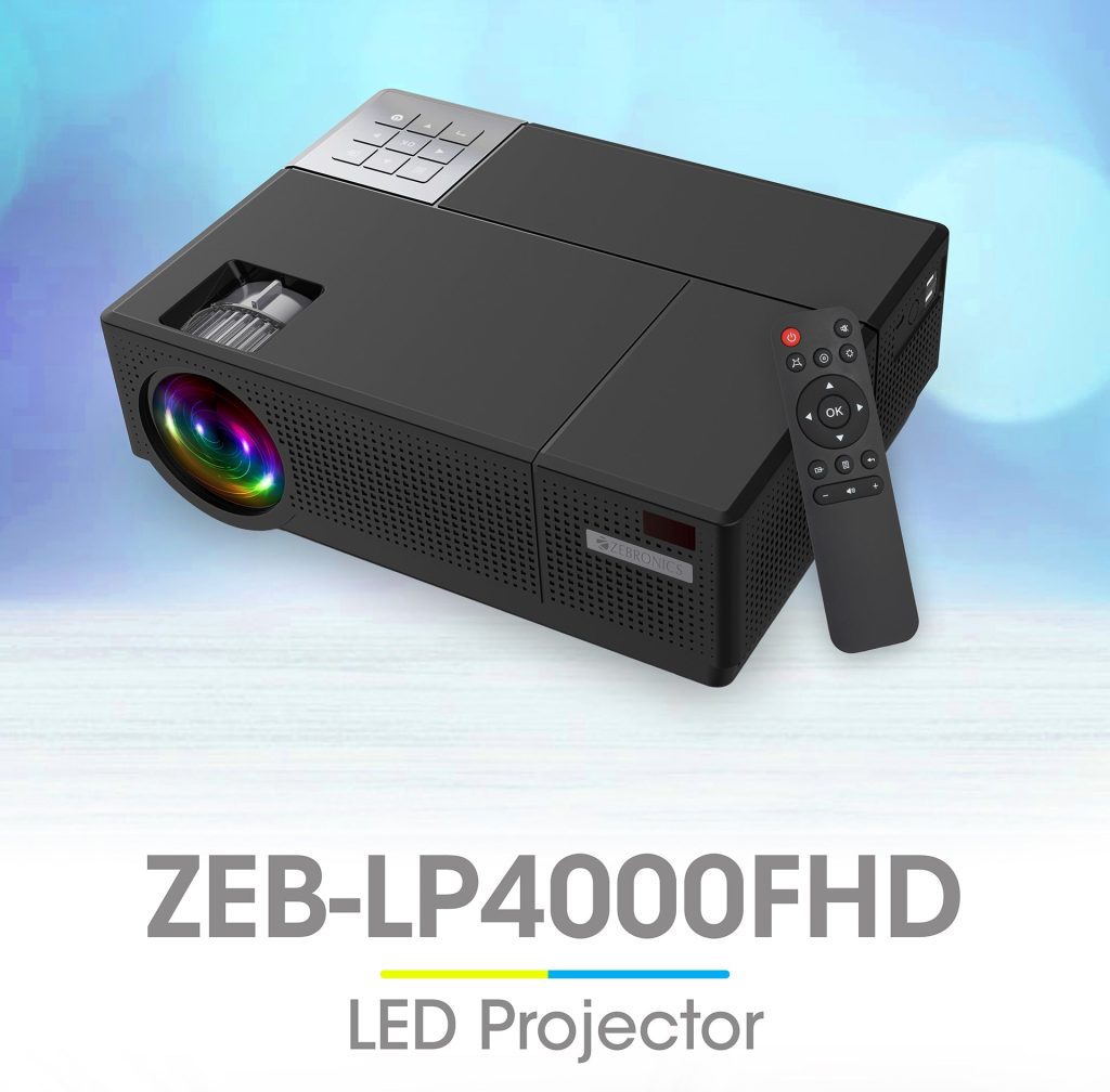 Zebronics ZEB-LP4000FHD LED HD Projector