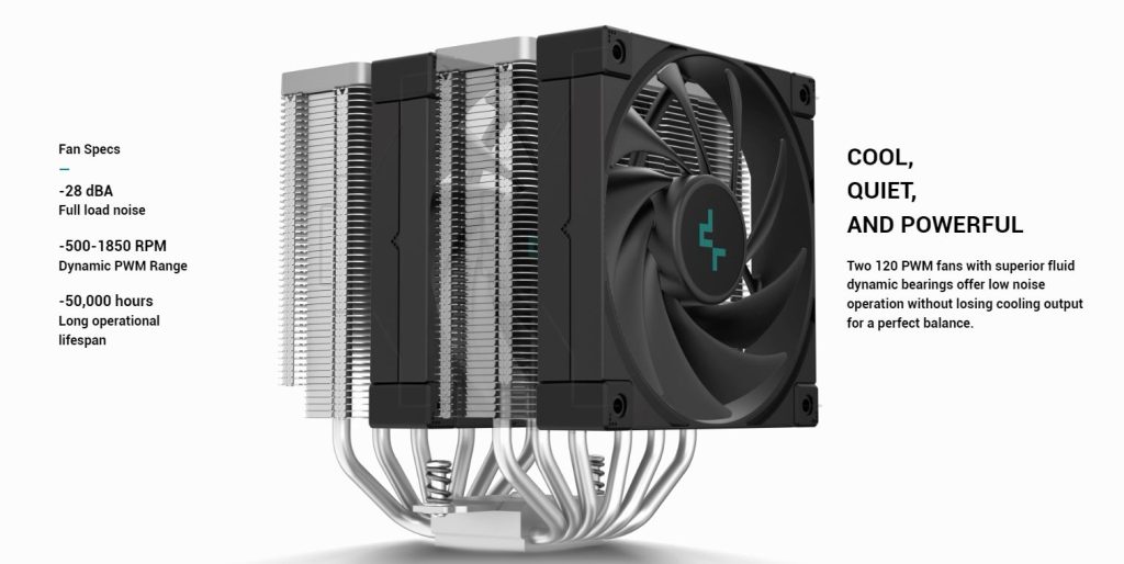 Deepcool AK620 High Performance Dual Tower CPU Cooler